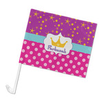Sparkle & Dots Car Flag (Personalized)