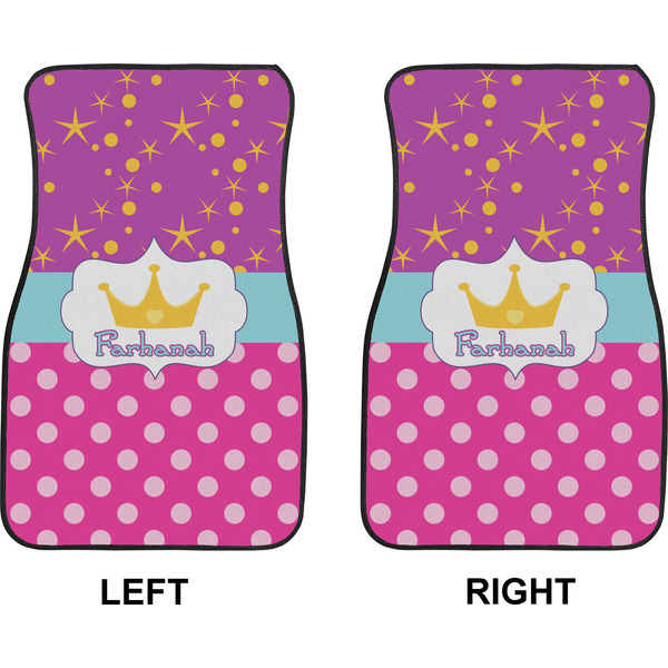 Sparkle & Dots Car Mat Front - Approval