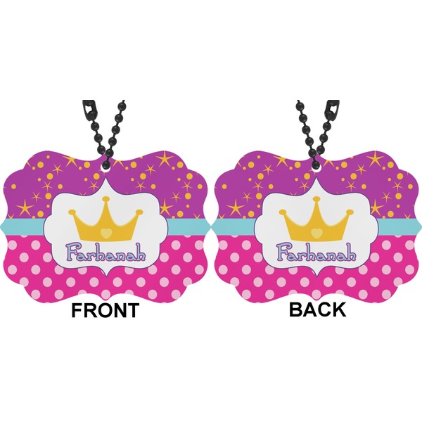 Sparkle & Dots Car Ornament (Approval)