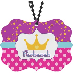Sparkle & Dots Rear View Mirror Charm (Personalized)