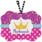 Sparkle & Dots Rear View Mirror Charm (Personalized)