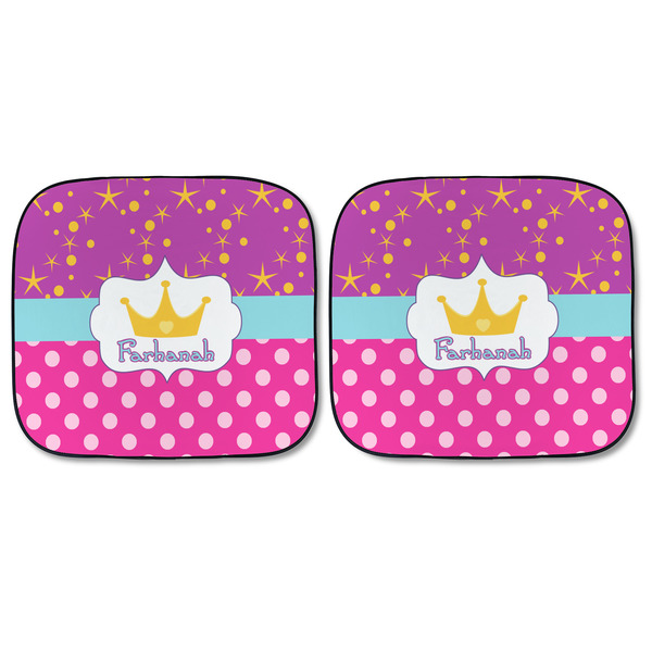 Sparkle & Dots Car Sun Shades - FRONT