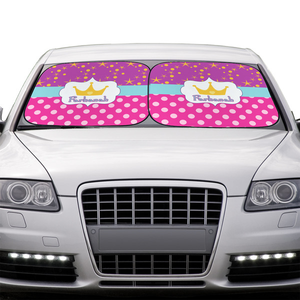 Sparkle & Dots Car Sun Shades - IN CONTEXT