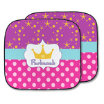 Sparkle & Dots Car Sun Shade - Two Piece (Personalized)