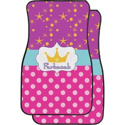 Sparkle & Dots Car Floor Mats (Front Seat) (Personalized)