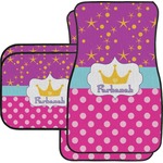Sparkle & Dots Car Floor Mats Set - 2 Front & 2 Back (Personalized)