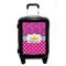 Sparkle & Dots Carry On Hard Shell Suitcase - Front