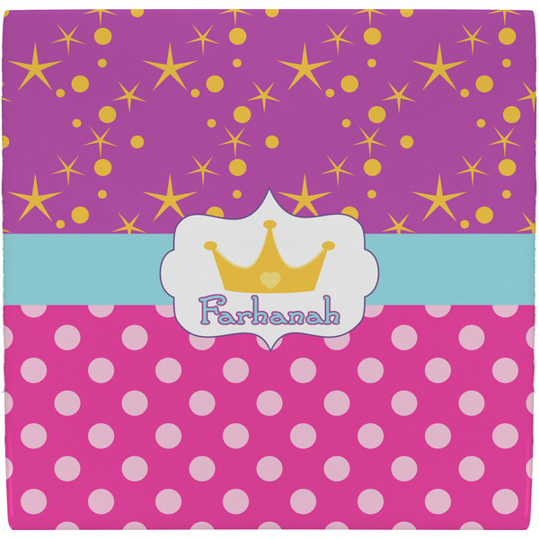 Custom Sparkle & Dots Ceramic Tile Hot Pad (Personalized)