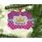 Sparkle & Dots Christmas Ornament (On Tree)