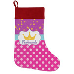 Sparkle & Dots Holiday Stocking w/ Name or Text