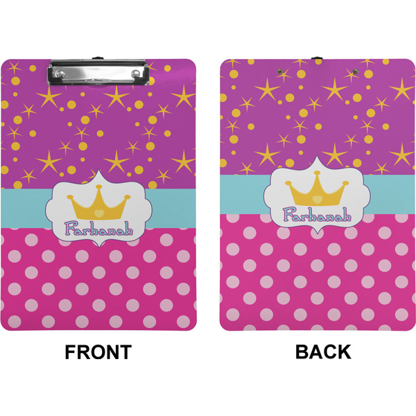 Sparkle & Dots Clipboard (Letter) (Front + Back)