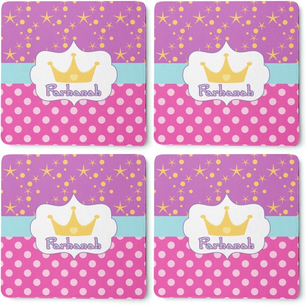 Sparkle & Dots Coaster Rubber Back - Apvl