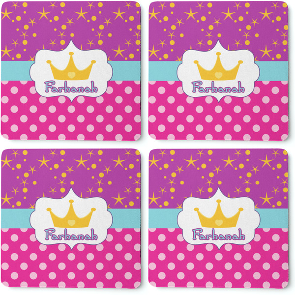 Sparkle & Dots Coaster Rubber Back - Apvl
