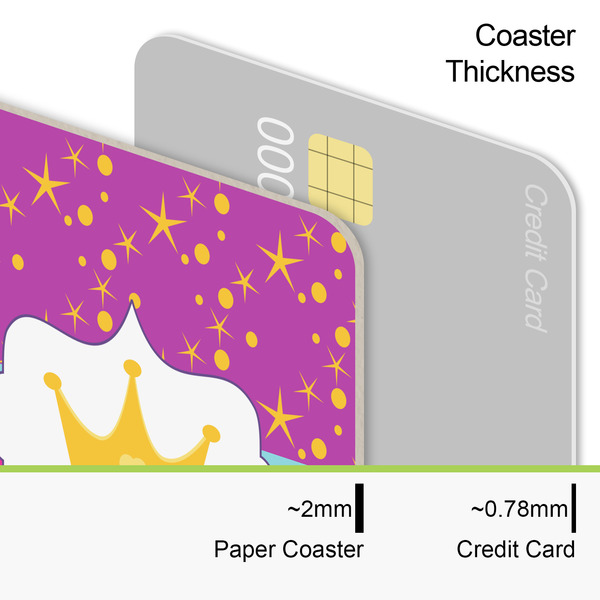 Sparkle & Dots Coaster Thickness