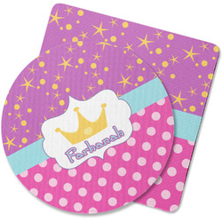 Sparkle & Dots Rubber Backed Coaster (Personalized)