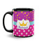 Sparkle & Dots Coffee Mug - 11 oz - Black