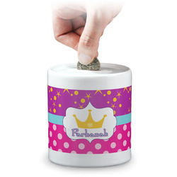 Sparkle & Dots Coin Bank (Personalized)