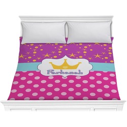 Sparkle & Dots Comforter - King (Personalized)
