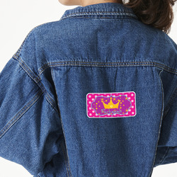 Sparkle & Dots Twill Iron On Patch - Custom Shape - X-Large (Personalized)