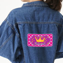Sparkle & Dots Twill Iron On Patch - Custom Shape - 2XL - Set of 4 (Personalized)