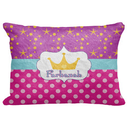 Sparkle & Dots Decorative Baby Pillowcase - 16"x12" w/ Name or Text