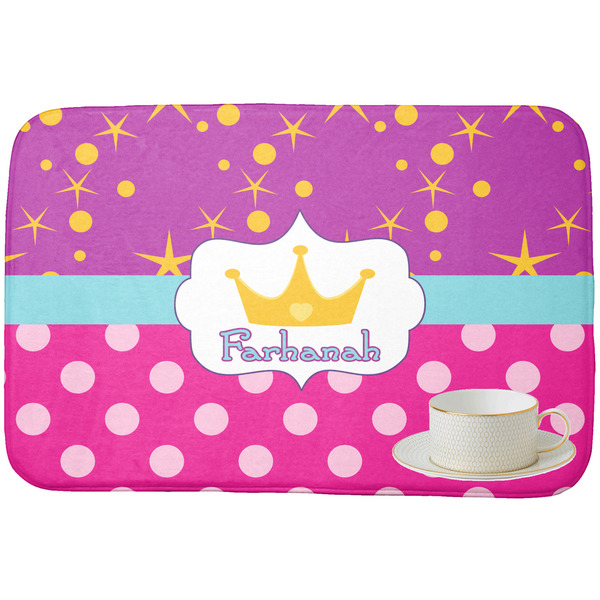 Sparkle & Dots Dish Drying Mat - with cup