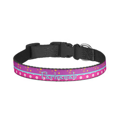 Sparkle & Dots Dog Collar - Small (Personalized)