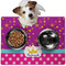 Sparkle & Dots Dog Food Mat - Medium LIFESTYLE