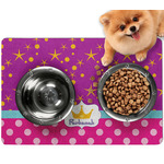 Sparkle & Dots Dog Food Mat - Small w/ Name or Text