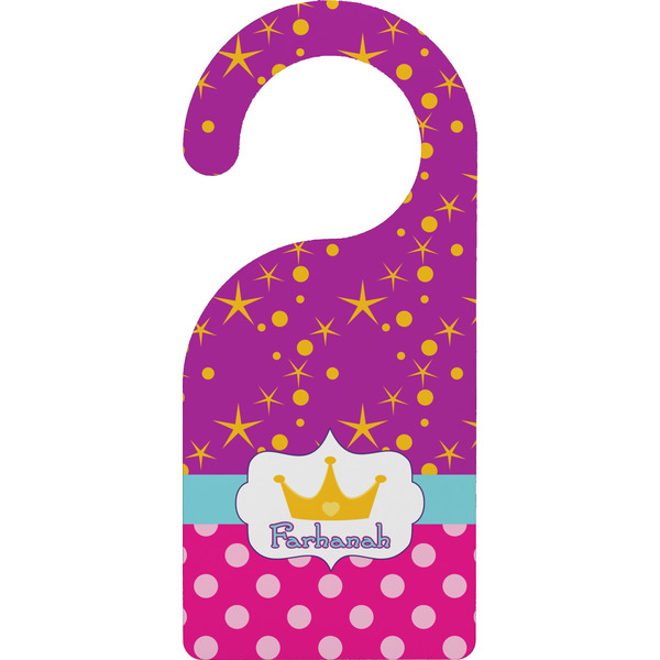 Custom Sparkle & Dots Door Hanger w/ Name or Text