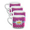 Sparkle & Dots Double Shot Espresso Mugs - Set of 4 Front