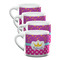 Sparkle & Dots Double Shot Espresso Cups - Set of 4 (Personalized)