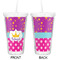 Sparkle & Dots Double Wall Tumbler with Straw - Approval