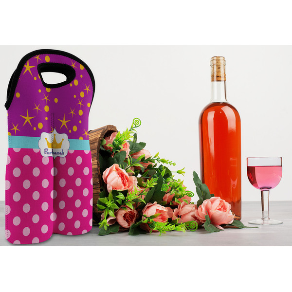 Sparkle & Dots Double Wine Tote - LIFESTYLE (new)