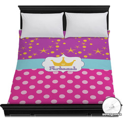 Sparkle & Dots Duvet Cover - Full / Queen (Personalized)