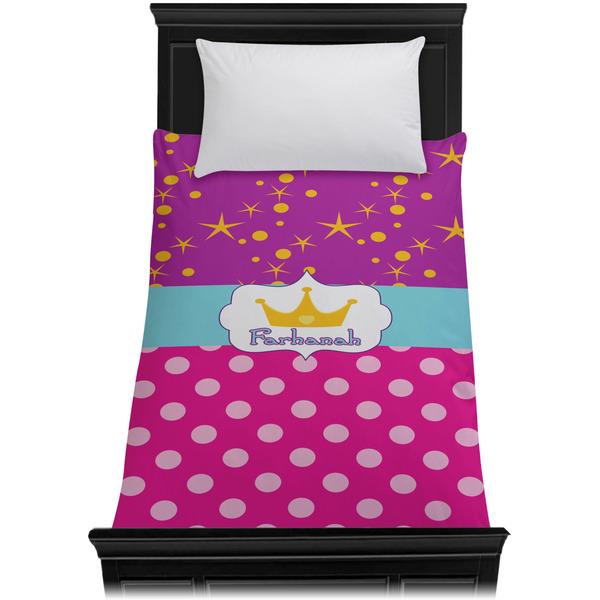 Sparkle & Dots Duvet Cover - Twin XL - On Bed - No Prop