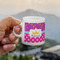Sparkle & Dots Espresso Cup - 3oz LIFESTYLE (new hand)