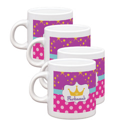 Sparkle & Dots Single Shot Espresso Cups - Set of 4 (Personalized)