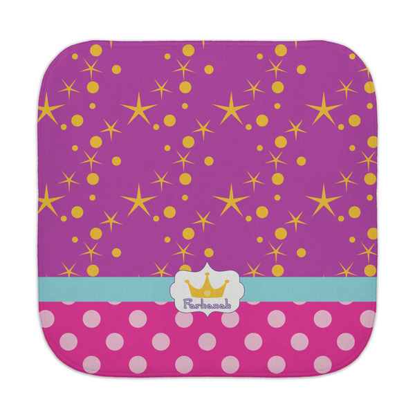 Custom Sparkle & Dots Face Towel (Personalized)