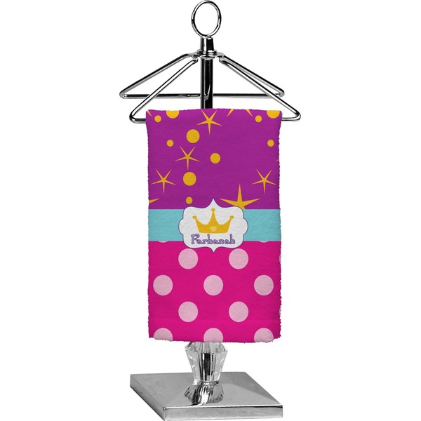 Custom Sparkle & Dots Finger Tip Towel - Full Print (Personalized)