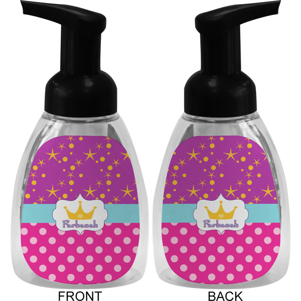 Sparkle & Dots Foam Soap Bottle (Front & Back)