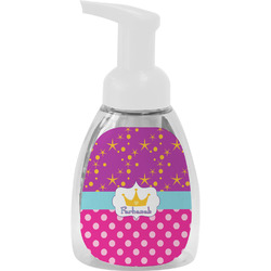 Sparkle & Dots Foam Soap Bottle - White (Personalized)