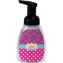 Sparkle & Dots Foam Soap Bottle - Black (Personalized)