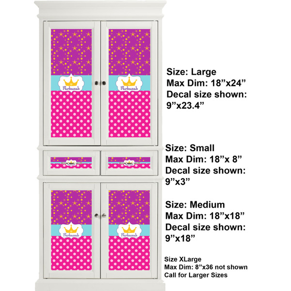 Sparkle & Dots Full Cabinet (Show Sizes)