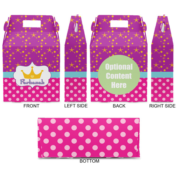 Sparkle & Dots Gable Favor Box - Approval