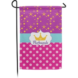 Sparkle & Dots Small Garden Flag - Double Sided w/ Name or Text