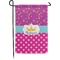 Sparkle & Dots Small Garden Flag - Double Sided w/ Name or Text