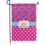 Sparkle & Dots Small Garden Flag - Single Sided w/ Name or Text