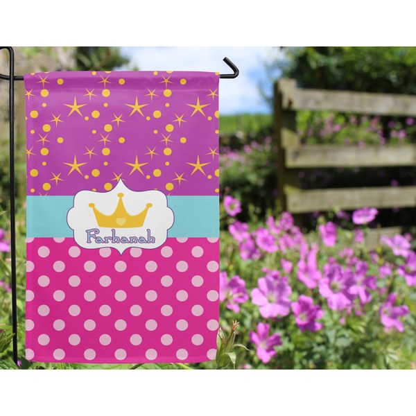 Sparkle & Dots Garden Flag - Outside In Flowers