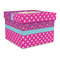 Sparkle & Dots Gift Box with Lid - Canvas Wrapped - Large (Personalized)